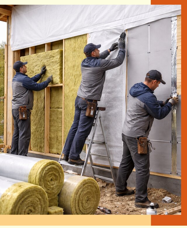 Утепление каркасного дома в Камышине от 4316 руб./м2 — профессионально | ТепломастерКмш