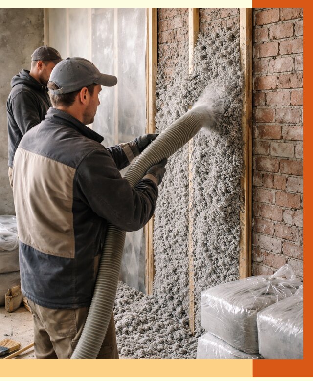 Утепление кирпичного дома эковатой в Камышине от 2415 руб./м² | ТепломастерКмш