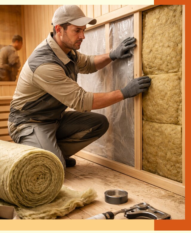 Утепление сауны изнутри в Камышине от 6679 руб. за м2 | ППУ, под ключ — ТепломастерКмш