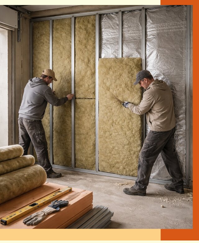 Утепление гаража изнутри в Камышине от 7707 руб/м2 — работы и цена | ТепломастерКмш