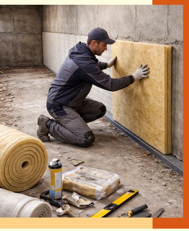 Утепление фундамента изнутри в Камышине от 4316 руб./м2 — работы под ключ | ТепломастерКмш