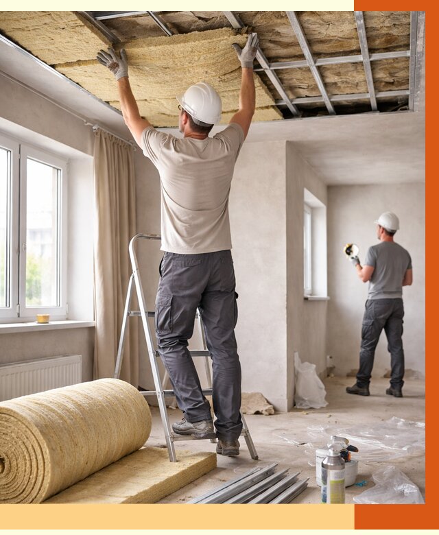 Утепление потолка в частном доме в Камышине от 976 руб./м² — работы под ключ | ТепломастерКмш