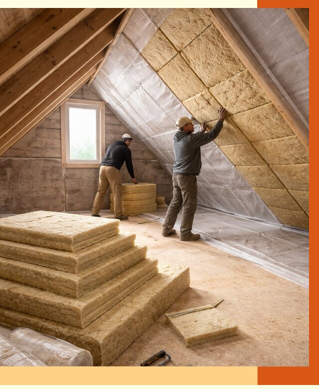 Утепление мансарды в Камышине от 2569 руб/м2 — комплексно и под ключ | ТепломастерКмш