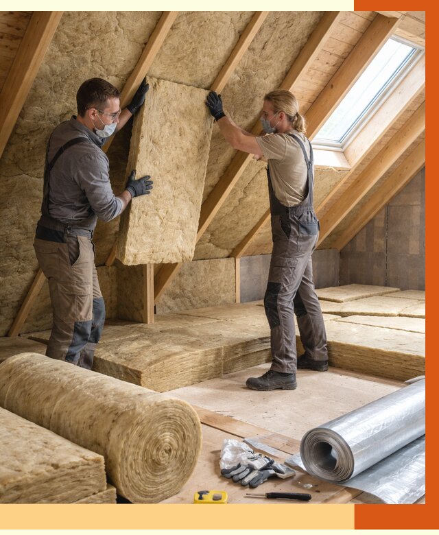 Утепление мансарды минватой в Камышине от 4316 руб./м2 — монтаж и пароизоляция | ТепломастерКмш