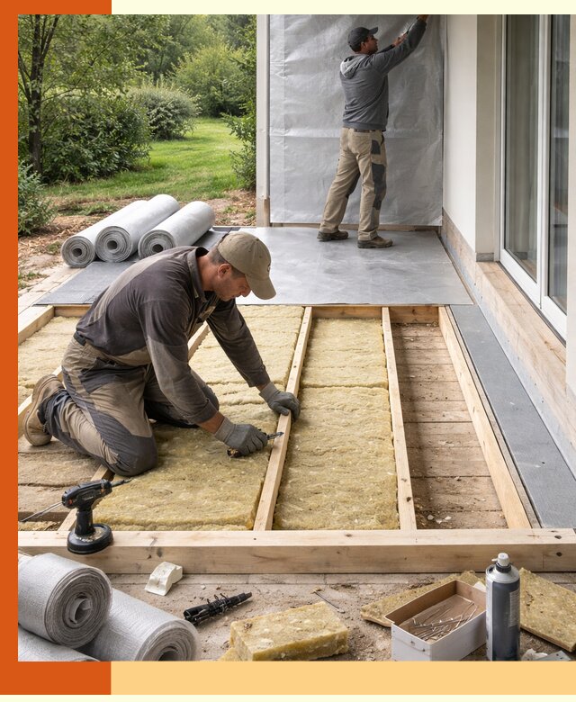 Утепление террасы в Камышине — тепло и защита круглогодично