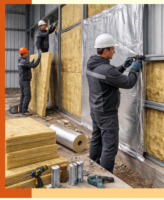 Утепление металлического ангара профессионально в Камышине