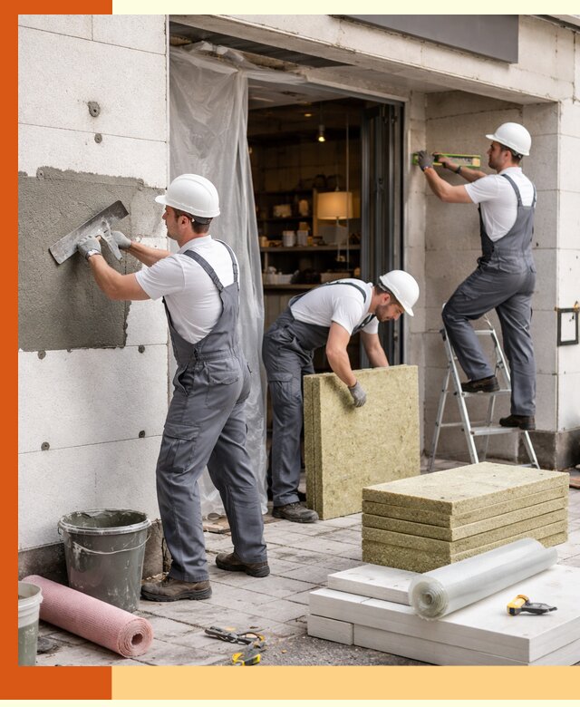 Утепление кафе в Камышине: профессиональная теплоизоляция и монтаж