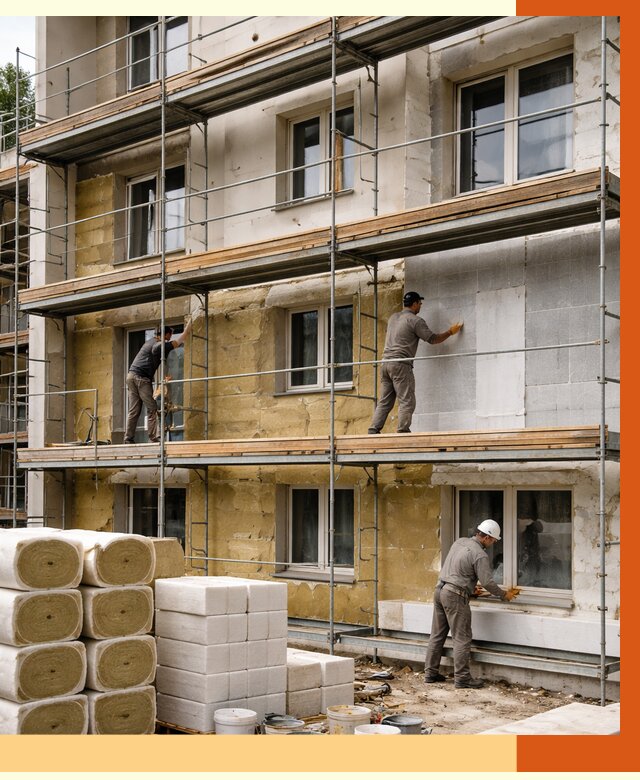 Утепление гостиницы в Камышине от 7399 руб./м2 — комплексно, ППУ, под ключ | ТепломастерКмш