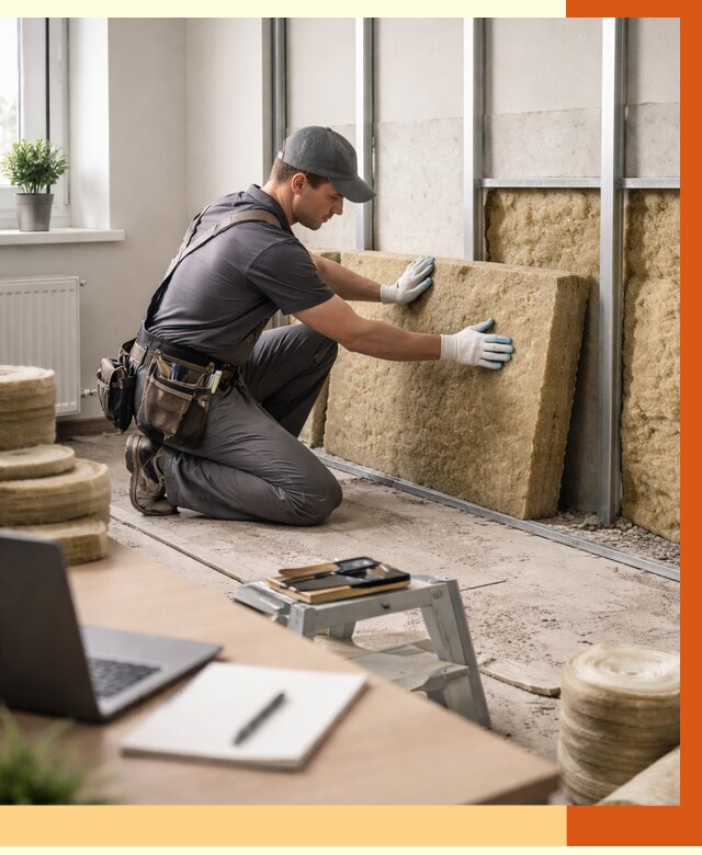 Утепление офиса в Камышине от 4624 руб/м2 — комплексное утепление офиса под ключ | ТепломастерКмш