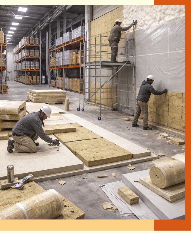 Утепление складского терминала в Камышине от 7707 руб./м² под ключ | ТепломастерКмш