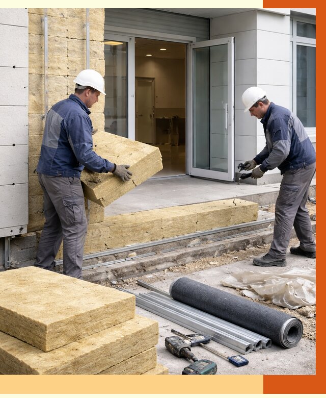 Утепление медицинского центра в Камышине под ключ от 12845 руб./м² | ТепломастерКмш