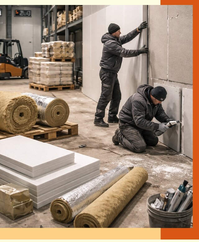 Утепление холодного склада в Камышине от 8735 руб/м2 — комплексное под ключ | ТепломастерКмш