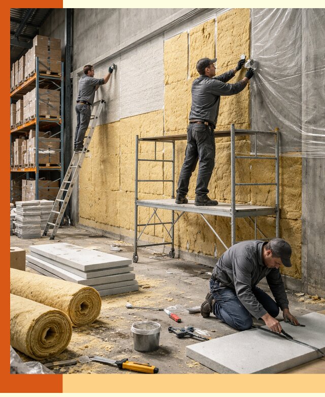 Утепление холодного склада под ключ в Камышине