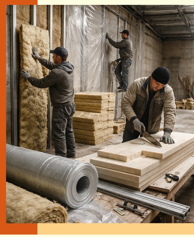 Утепление торгового склада в Камышине с энергоэффективными решениями