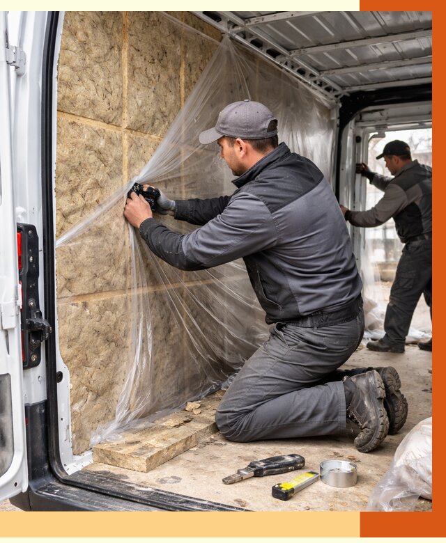 Утепление фургона в Камышине от 16955 руб/м2 — утепление фургона ППУ и кузова | ТепломастерКмш