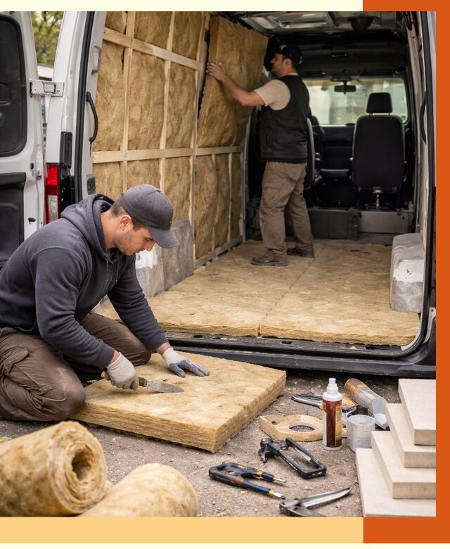 Утепление кемпера в Камышине под ключ от 12331 руб. — профессионально | ТепломастерКмш