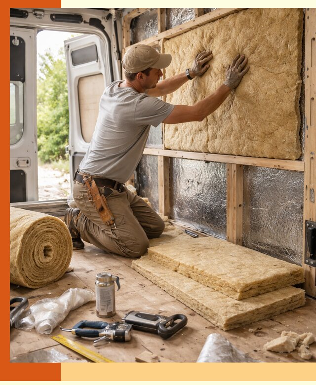 Утепление кемпера под ключ в Камышине с гарантией качества