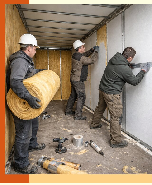 Утепление рефрижераторного контейнера в Камышине профессионально и надежно