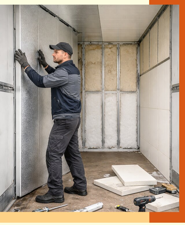 Утепление холодильного кузова в Камышине от 13873 руб. под ключ | ТепломастерКмш