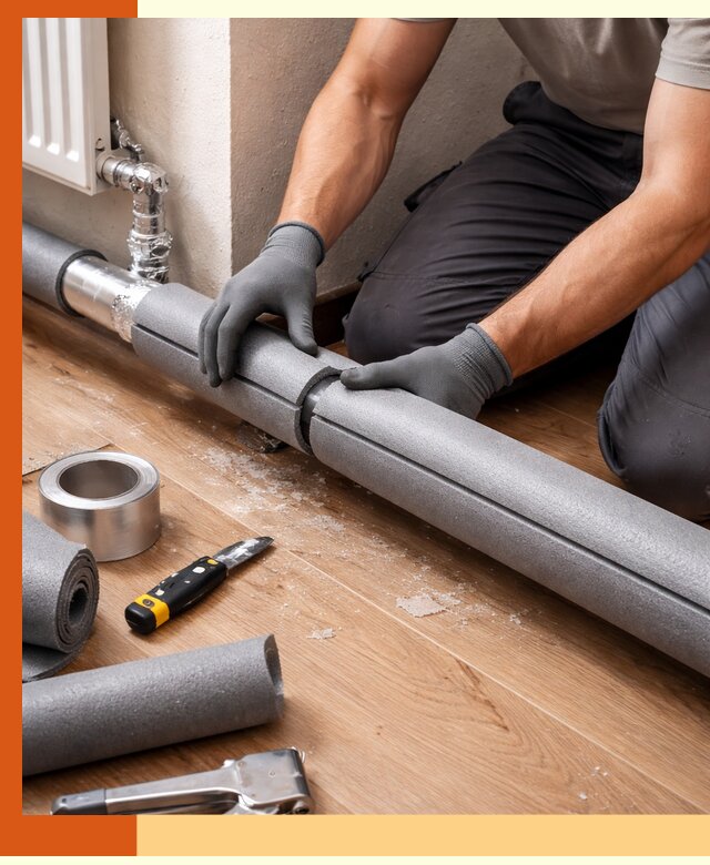 Утепление труб отопления в Камышине: теплоизоляция и защита сети