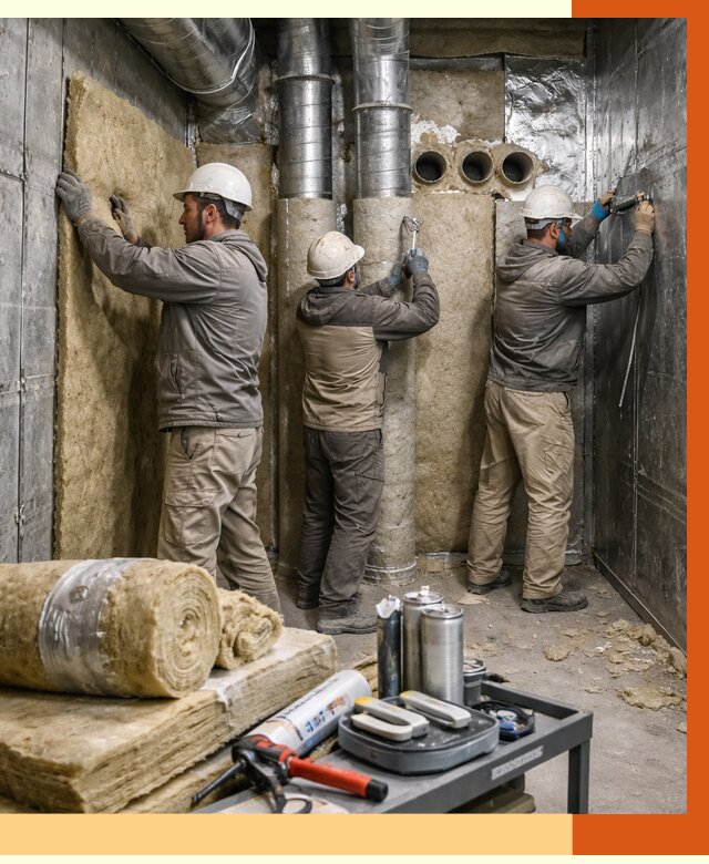 Утепление венткамеры в Камышине под ключ от 1490 руб. — профессионально | ТепломастерКмш