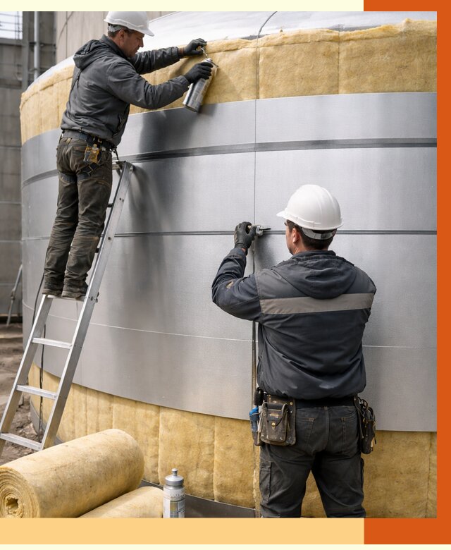 Утепление цистерны в Камышине пенополиуретаном от 14900 руб. под ключ | ТепломастерКмш