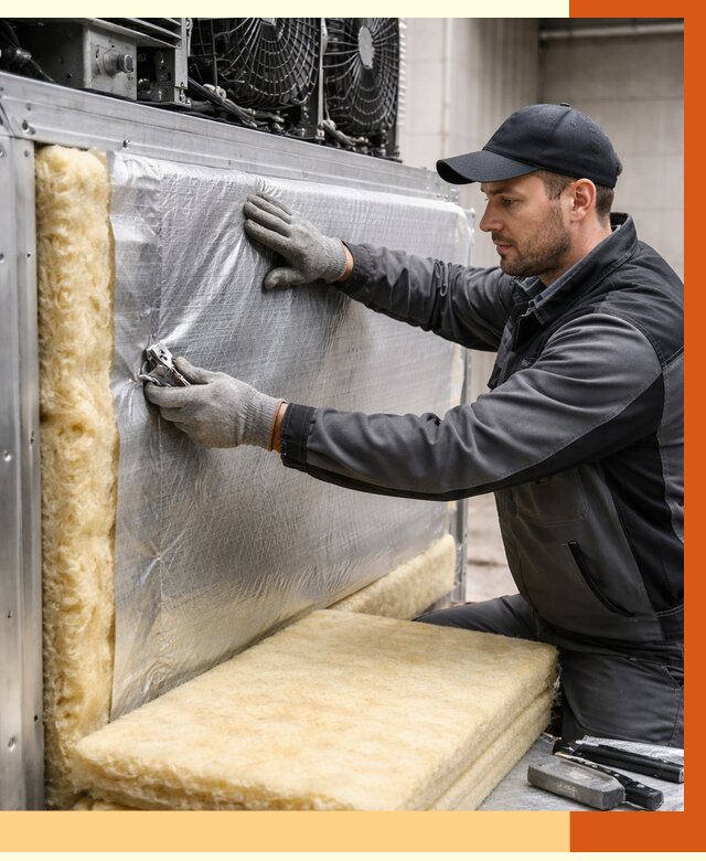 Утепление холодильного агрегата в Камышине от 8735 руб. под ключ | ТепломастерКмш