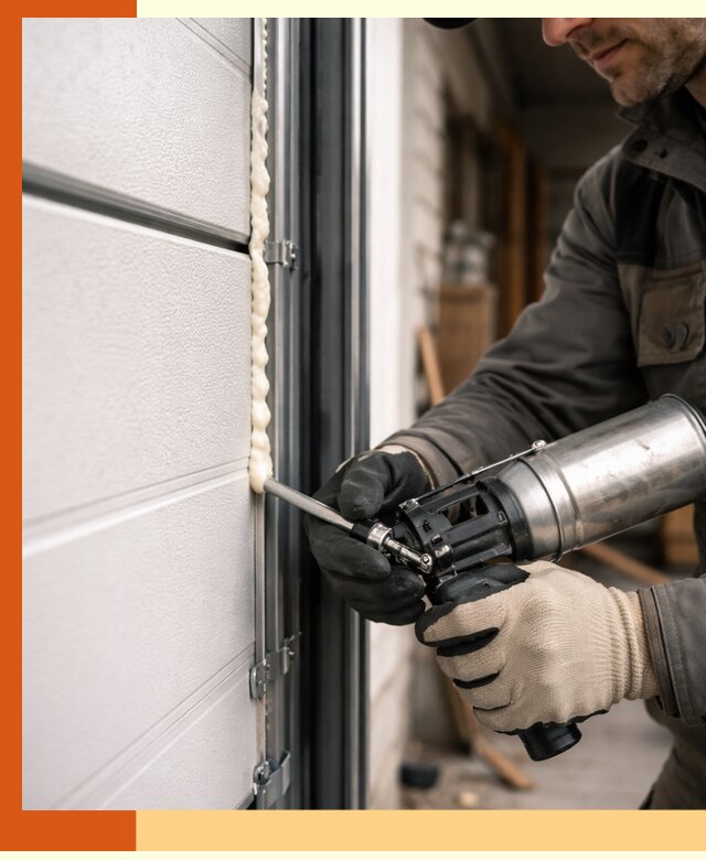 Заполнение пустот ворот в Камышине профессионально и герметично