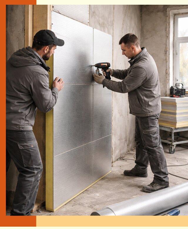 Утепление PIR панелями домов и зданий в Камышине