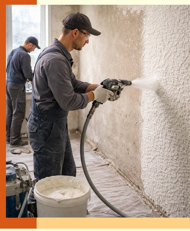 Утепление стен жидкой теплоизоляцией в Камышине для квартир и домов