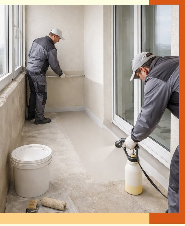 Утепление балкона жидкой теплоизоляцией в Камышине от 5909 руб./м2 | ТепломастерКмш