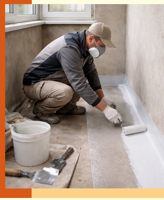 Утепление балкона жидкой теплоизоляцией в Камышине