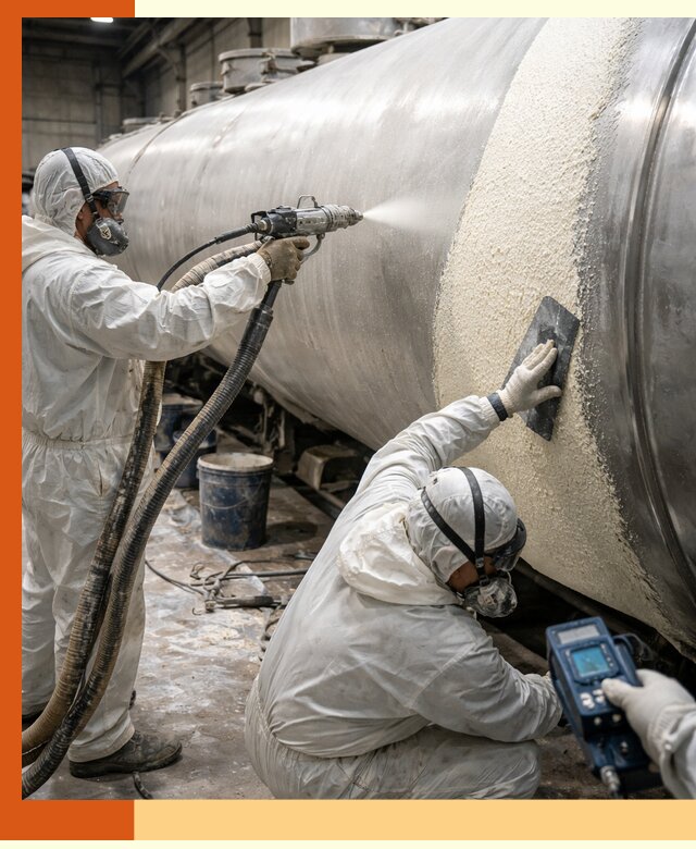 Утепление автоцистерн жидкой теплоизоляцией в Камышине