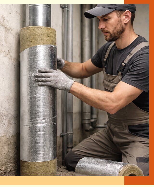 Шумоизоляция труб в Камышине от 1233 руб. — шумоподавление и звукоизоляция труб | ТепломастерКмш