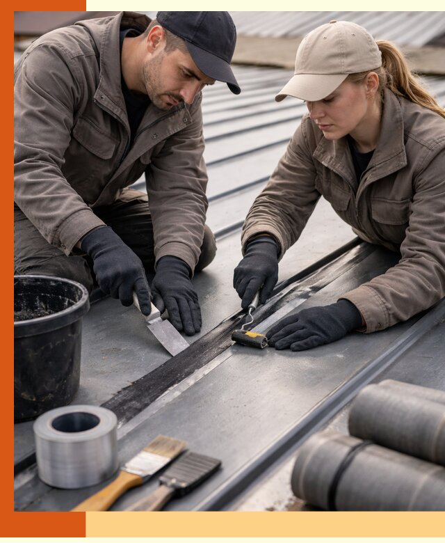 Гидроизоляция фальцевой кровли в Камышине качественно и надежно