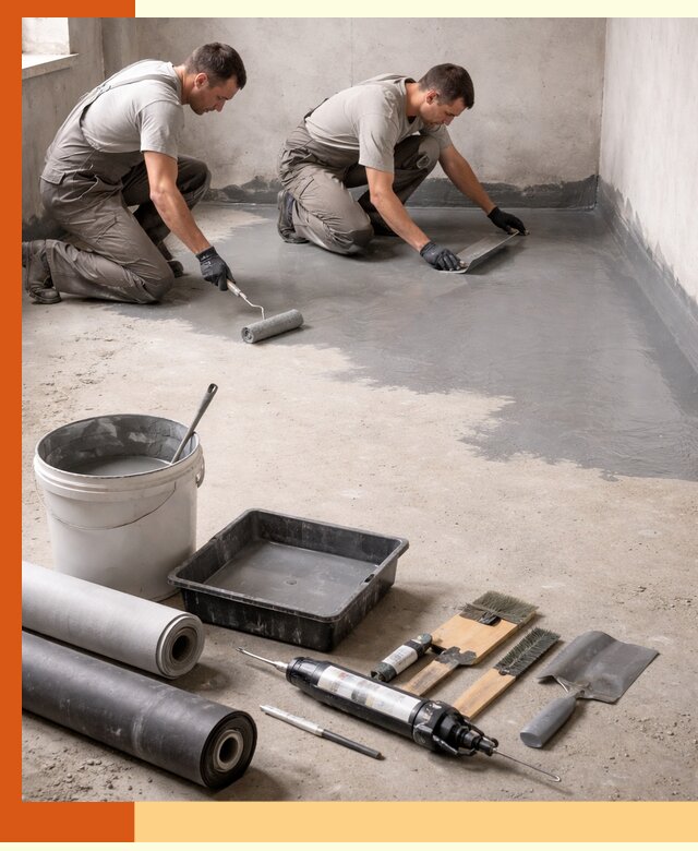 Гидроизоляция пола в Камышине — надежная защита от влаги и протечек
