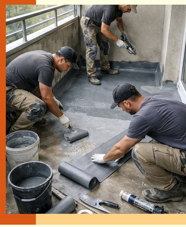 Гидроизоляция балкона в Камышине: надежная защита от протечек