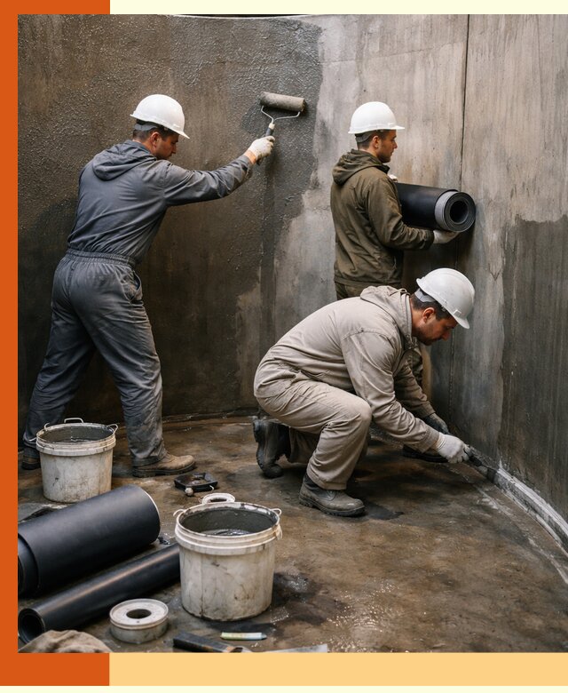 Гидроизоляция резервуара профессионально в Камышине