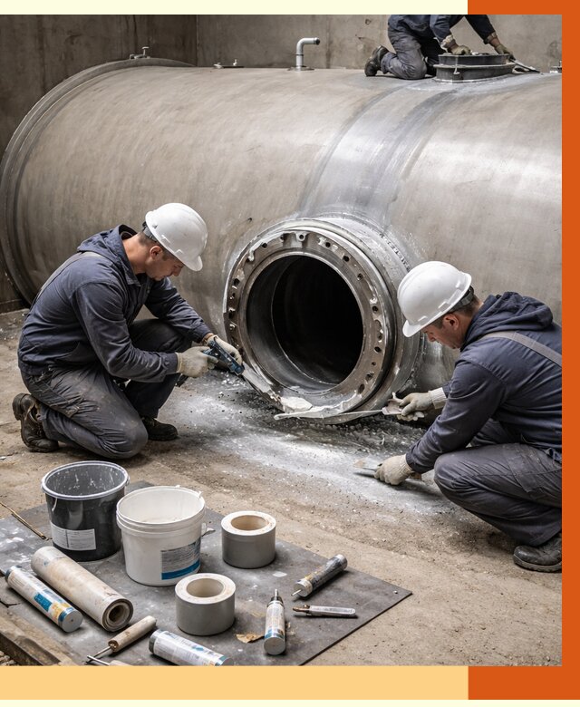 Гидроизоляция резервуара с топливом в Камышине от 77070 руб. под ключ | ТепломастерКмш