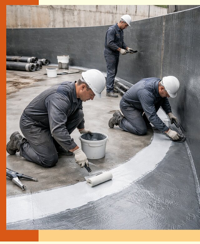 Гидроизоляция резервуара для топлива в Камышине