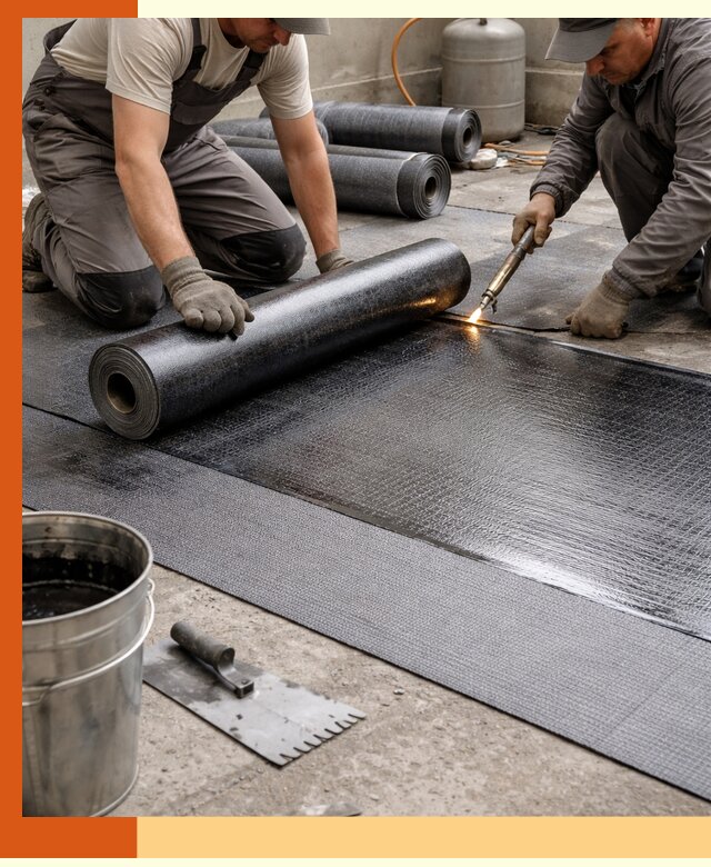 Монтаж гидроизоляционной мембраны в Камышине для зданий и конструкций
