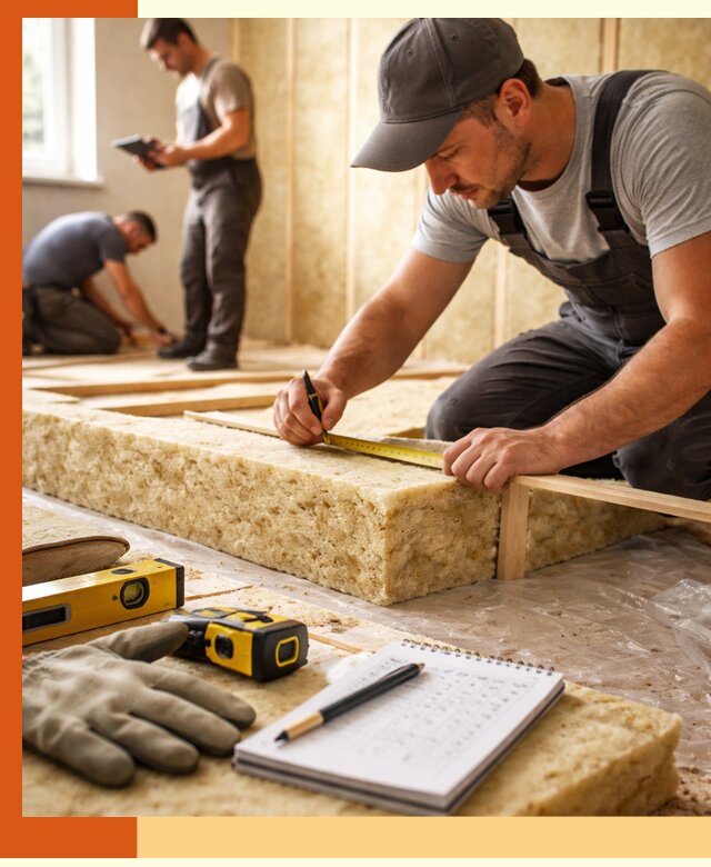 Расчет толщины утеплителя для зданий и помещений в Камышине