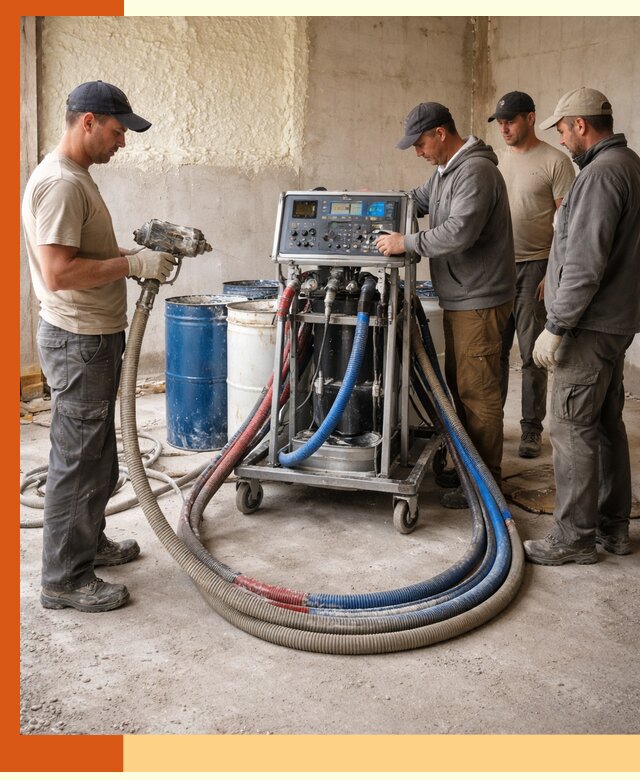 Аренда установки для напыления ППУ в Камышине на выгодных условиях